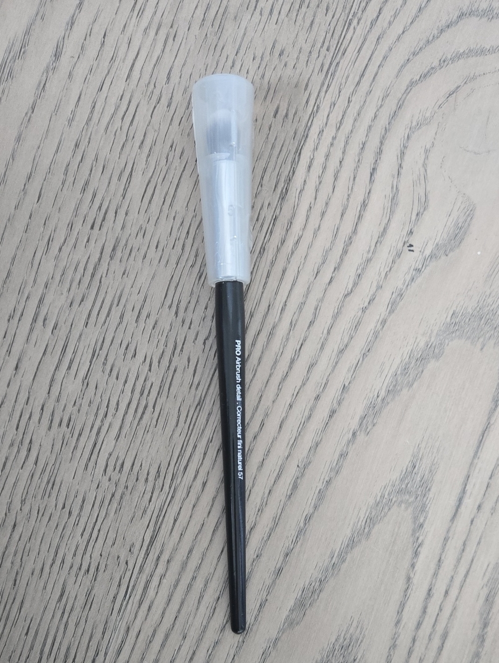 Sephora Makeup Brush#57 with Clear Protective Cap .Black Handle Brand New Sealed